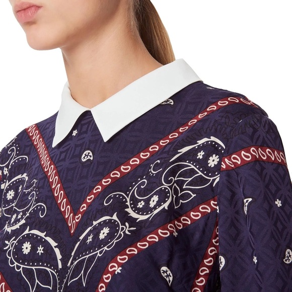 Sandro bandana print top - Picture 3 of 8